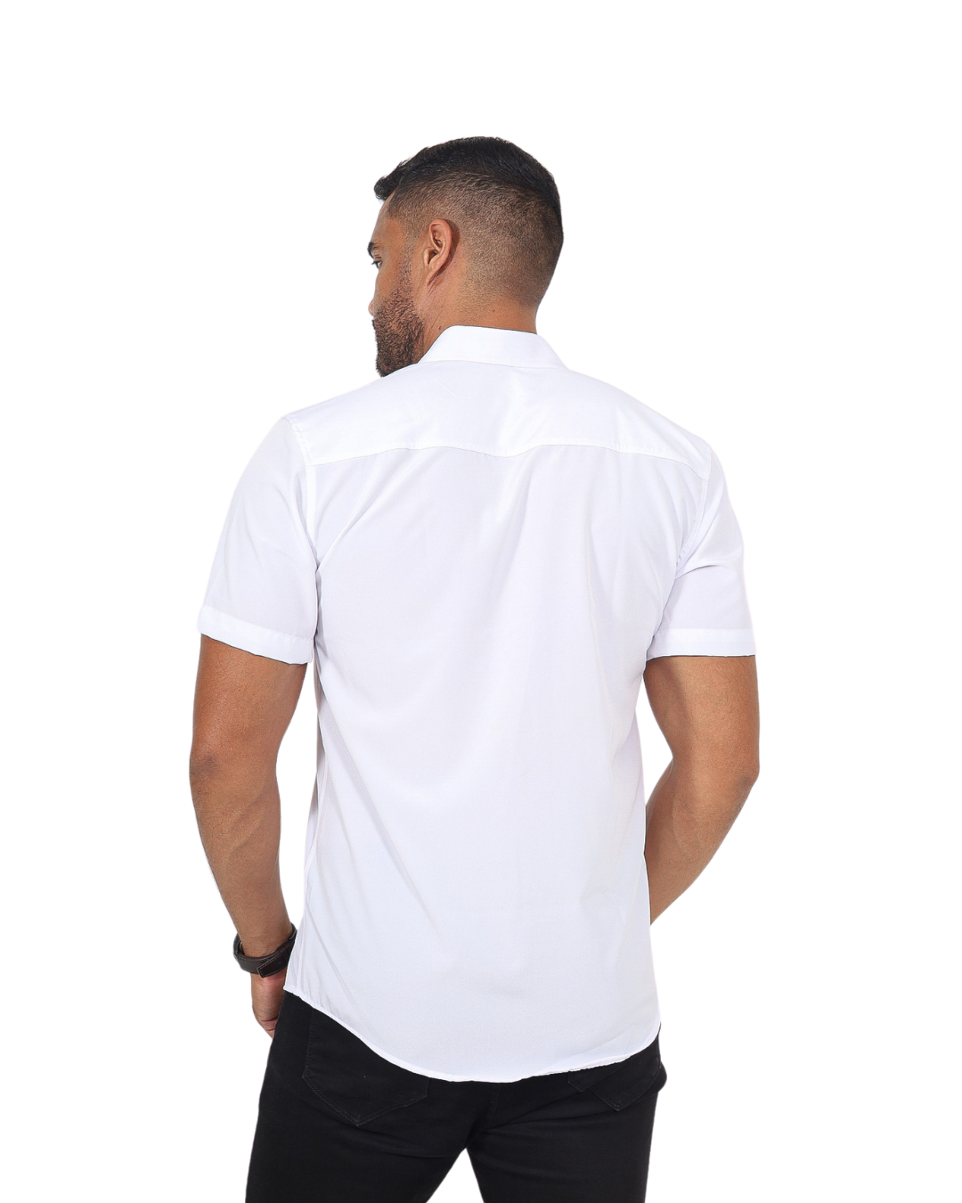 Camisa Slim Flex fit manga curta