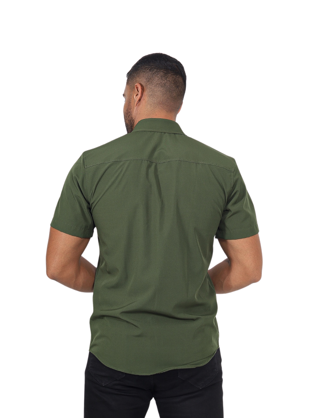 Camisa Slim Flex fit manga curta