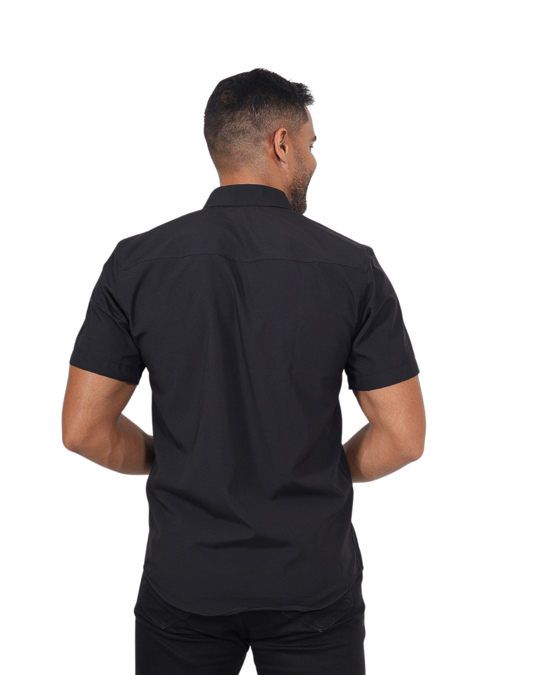 Camisa Slim Flex fit manga curta